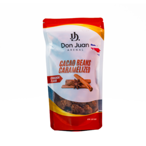 SEMILLAS DE CACAO CARAMELIZADA CON SABOR A CANELA