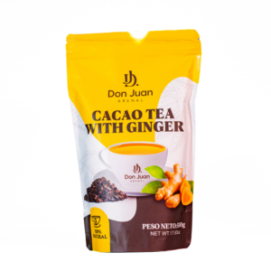 TÉ DE CACAO CON JENGIBRE