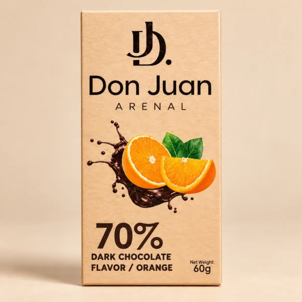 70%  DARK CHOCOLATE FLAVOR ORANGE