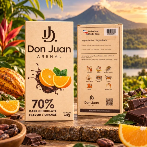 70%  DARK CHOCOLATE FLAVOR ORANGE