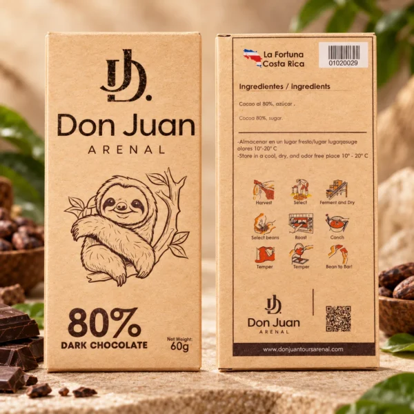 CHOCOLATE OSCURO 80% ARTESANAL