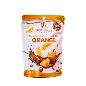 CHOCOLATE DE LECHE CON TROCITOS DE NARANJA DESHIDRATADAS