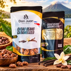 CACAO BEANS CARAMELIZED WITH VANILLA FLAVOR