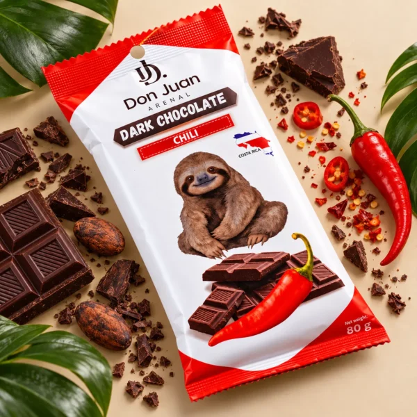 CHOCOLATE ARTESANAL 70% SABOR A CHILE