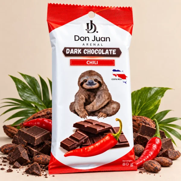 CHOCOLATE ARTESANAL 70% SABOR A CHILE