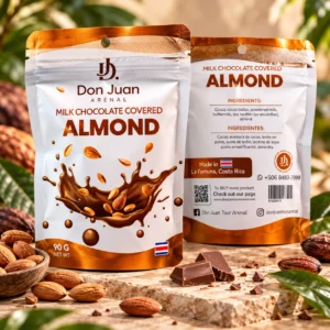 MILK CHOCOLATE COVERED ALMONDS